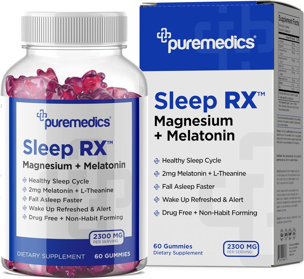 Sleep Gummy, Calm + 수면 지원, 2 mg Melatonin, L-Theanine, Chamomile, 레몬 발름, 열정 꽃, Gentle Sleep Aid, 딸기 60 조사