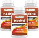 제일 자연적인 Inositol 1000 mg 120의 정제 (120의 조사 1)의 포장) (120의 조사 3)의 포장)