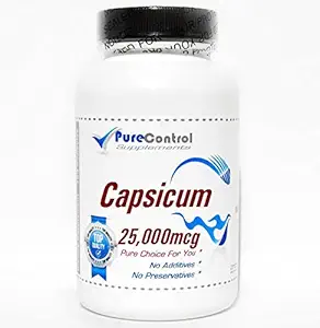 Capsicum 25,000mcg // 200 캡슐 // Pure // PureControl 보조제