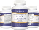 Liposomal 면역 부스트 검정 Elderberry - 비타민 C - 아연 글루텐 자유로운 채식주의자 안전 규정식 보충교재 60 Veggie 캡슐