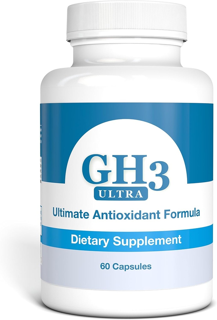 Nattura G-H3 Ultra, Ultimate 항산화 공식 - 새로운, 향상된 안티 에이징 복합체 (Ginkgo Biloba, R-Alpha Lipoic Acid, Coenzyme Q10, Acetyl L-Carnitine, 비타민 B6) - 60 캡
