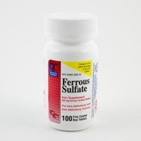 5 x 질 선택의 특별한 팩 Ferrous SULFATE 325MG 100EA