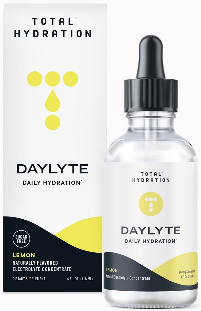 Daylyte Electrolyte Drops, 레몬, 설탕은 마그네슘, 칼슘 및 아연 (29 서빙)과 매일 수분 보충을 무료