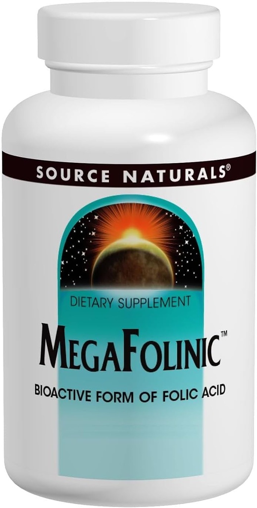 Mega Folinic Source Naturals, Inc. 120 탭