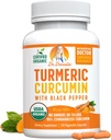 까만 고추 추출물 2000mg를 가진 유기 심황 Curcumin - 높은 흡수 매우 유력한 보충교재 - 95% Curcuminoids - 합동 지원을 위한 비 GMO - 120의 캡슐