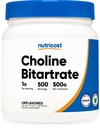 Nutricost 순수한 콜린 Bitartrate 분말 500 그램