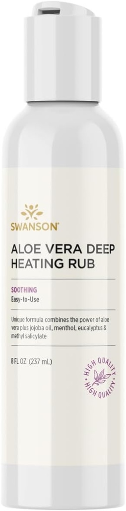 스완슨 알로에 Vera 딥 가열 루브 8 fl Ounce (237 ml) 젤