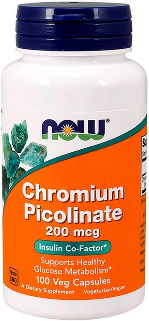 지금 크롬 Picolinate 200mcg, 100 캡슐 (포장 2)