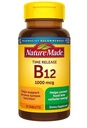 성격은 비타민 B12 1000 mcg, 에너지 대사 지원을 위한 규정식 보충교재, 시간 방출, 75의 정제를 만들었습니다.