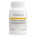 Integrative Therapeutics Cortisol Manager - 건강한 스트레스 응답을위한 Adrenal 건강 지원 보충 * - Vegan, Dairy-Free & Gluten-Free - 30 정제 (15 서빙)