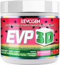 Evogen EVP 3D - Stim Free Pre Workout Powder for Men & Women | Beta Alanine 및 Creatine와 함께 무료 비 자극 사전 운동 에너지 및 펌프 | Sour Watermelon | 40 서빙