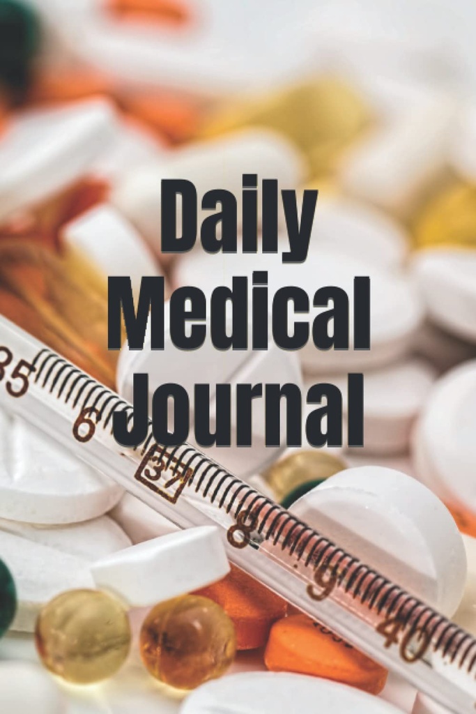 매일의 의료 저널은 약물, 비타민, 보충제 및 혈압 판독을 나열합니다.| Caregivers 및 환자를위한 매일 로그 책