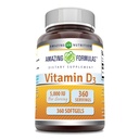 Amazing Formulas Vitamin D3 (Cholecalciferol) 보충 | 서빙 당 5000 IU | 360 Softgel | 비 GMO | 글루텐 프리 | 미국