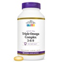 21세기 트리플 오메가 복합 3 6 9 Enteric 코팅 Softgels, 180 카운트 병 (22875)