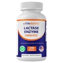 Vitamatic Lactase 효소 9000 FCC 240 정제 - Lactose Intolerance 기복 모자
