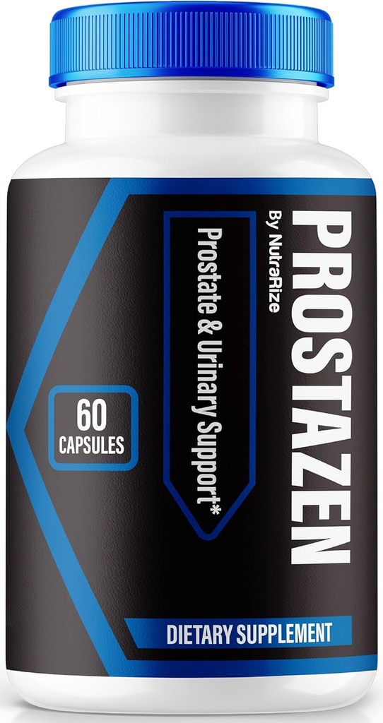 NutraRize Prostazen 캡슐, 전립선 건강을 지원하는 공식 Prostazen 알약, Prostazen Plus Premium Formula, 건강한 전립선을위한 Prostazen, Prosta Zen Pastillas 검토 (60 캡슐)
