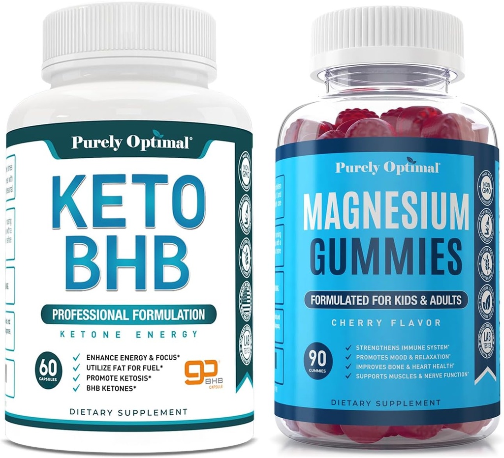 Purely Optimal Keto BHB + 마그네슘 구미