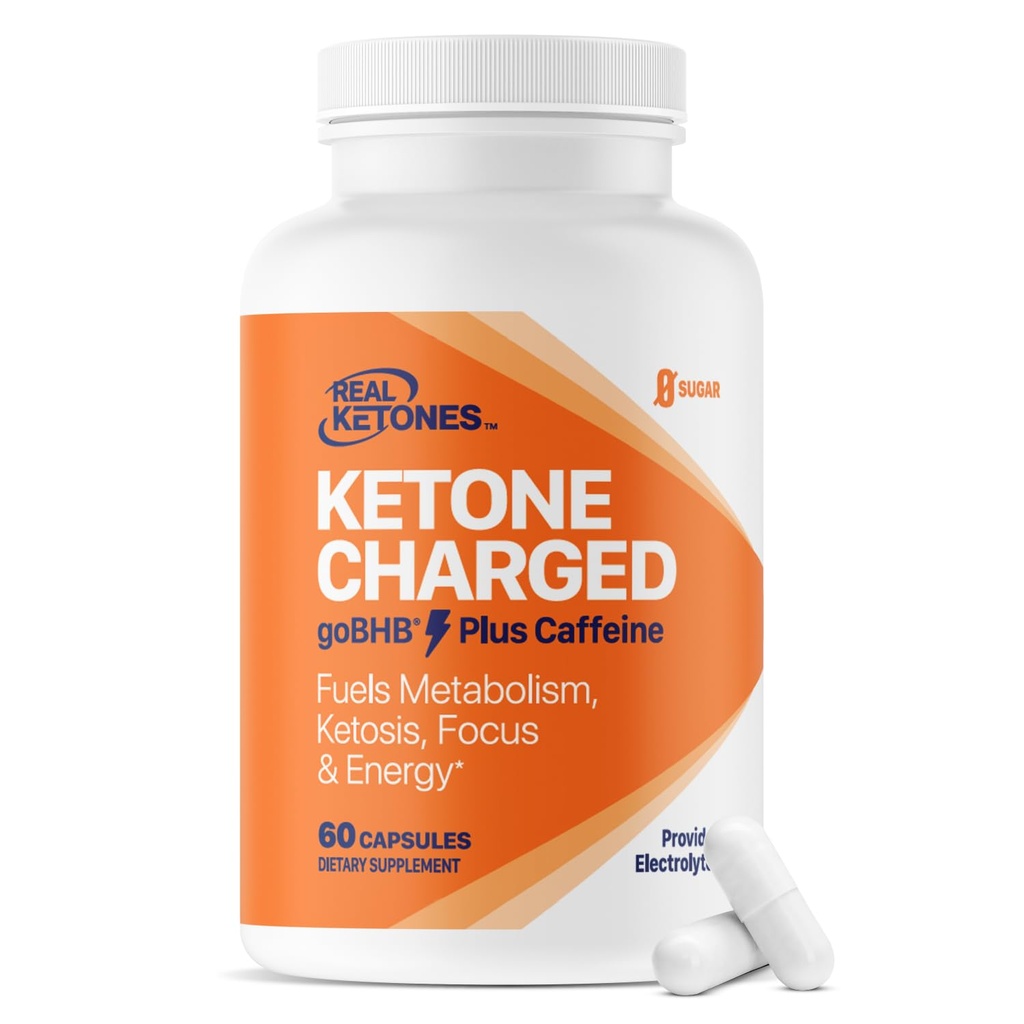 Keto BHB 소금 캡슐 - Caffeine & 특허가 주어진 goBHB beta Hydroxybutyrate Electrolytes를 가진 나트륨 칼슘 & 마그네슘 BHB 캡슐 - 강화된 에너지 초점 & Ketosis를 위한 Exogenous Ketones 보충교재