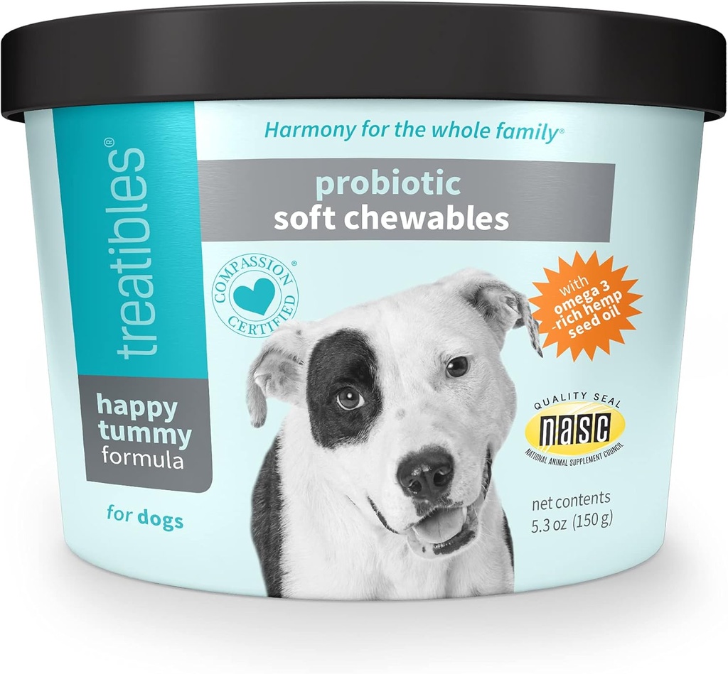 Dogs Soft Chewables, 5.3 oz - 소화 지원, 면역 체계, Gut 건강에 대한 건강 팁