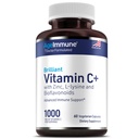 L-Lysine 500mg의 아연 12mg의 Bioflavonoids 300mg를 가진 비타민 C 1000mg 복합물. 의사는 건강한 면역 체계 지원을 위한 마그네슘 스테아르산염 자유로운 보충교재를 공식화했습니다. (1)