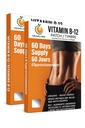 Veru Wellness B12 패치 - 에너지 부스트 (2 팩) - 120 일 B12 패치 - 카페인 없음