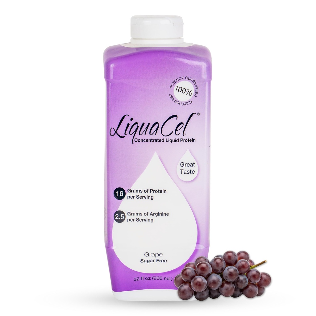 글로벌 건강 제품 LiquaCel 액체 단백질 32 온스 포도