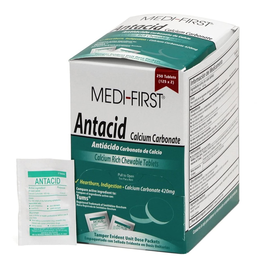 Medi-First 마취 정제, 250 Ct