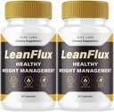 rize labs (2 Pack) LeanFlux - Lean Flux 체중 감량 BAT 레벨을 증가, Leanflux 리뷰 Non-GMO 쉽게 삼키기 보충 알약, Gain Brown Adipose Tissue BurnFat (120 캡슐)