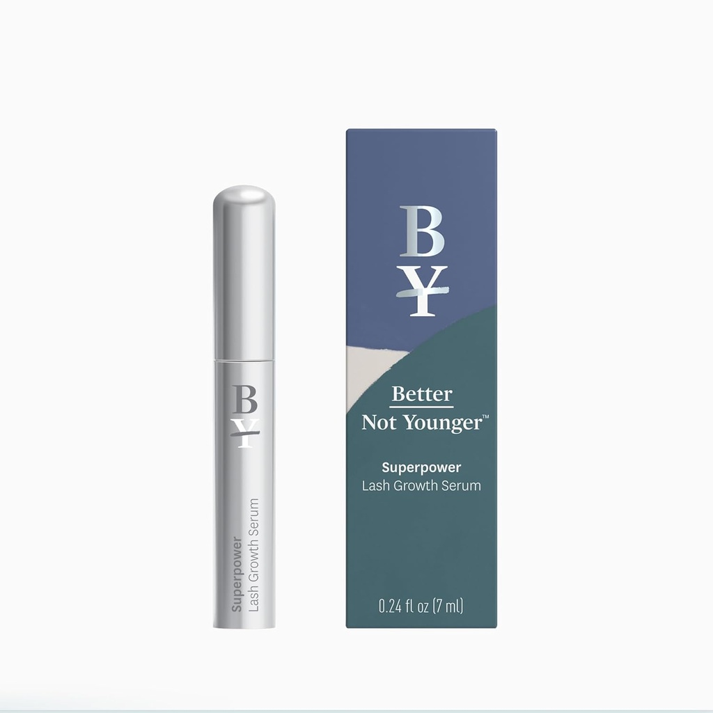 더 나은 젊은 슈퍼 파워 Lash Serum (7ml) 펩타이드와 Lash 컨디셔너, 비타민 & 영양 - 더 두꺼운, Fuller 및 Longer Lashes에 대한 혈청 강화 - Cruelty-Free