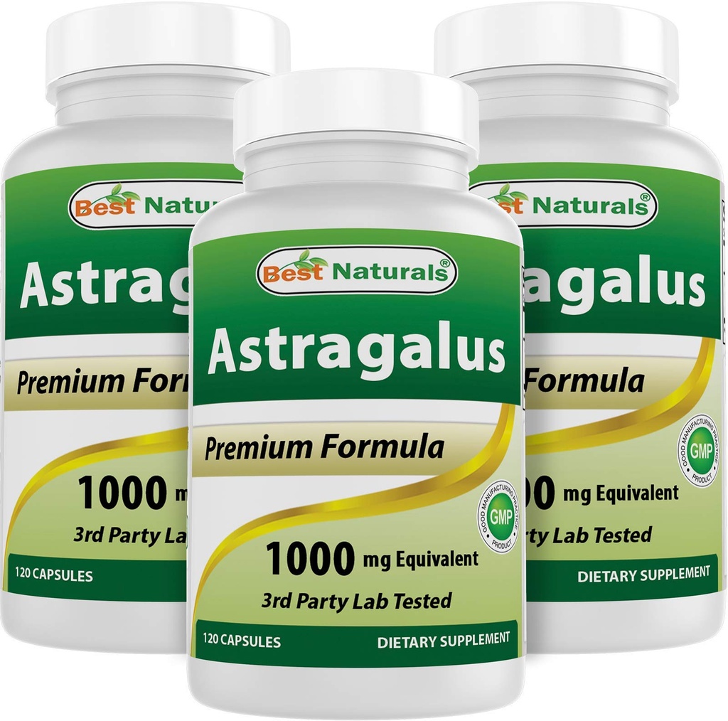 제일 자연적인 Astragalus 캡슐, 1000 mg, 120 조사 (3의 포장)