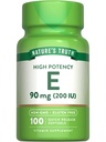 자연의 진실 비타민 E Softgels | 200 IU | 100 Softgels | 비 GMO & 글루텐 무료 보충