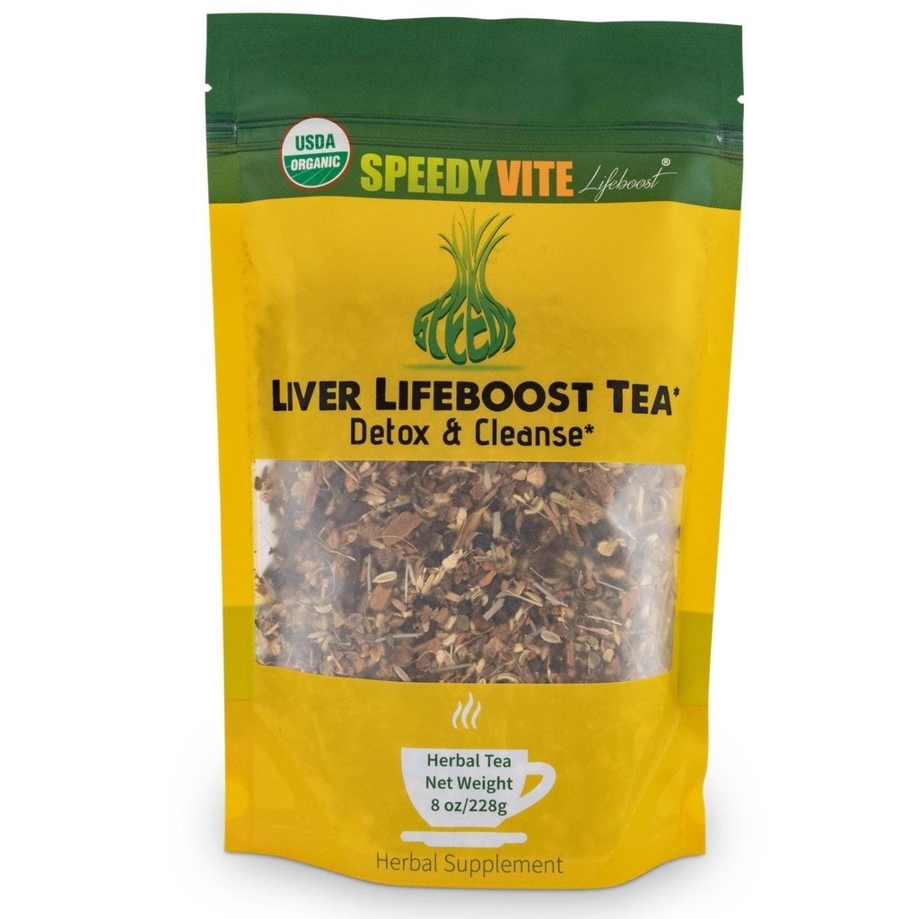 Liver Detox Tea by SpeedyVite | 유기농 | 클렌징, 지원 Liver, 댄델리온 루트, 다델리온 리프, Fennel, PAU d' Arco Bark, Sassafras, Ginger