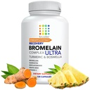 Bruizex Ultra Bromelain 및 Quercetin Bruising Relief Supplement, 120 캡슐 | Bruised Skin, Trauma Recovery and Swelling Surgery | Bromelain, Quercetin, Turmeric 및 Boswellia 포함