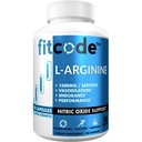 Fitcode 순수한 여분 힘 L 아르기닌 HCl 1500mg의 관성, 펌프, 내구시간, 성과, 근육 성장, 에너지, 강력한 N.O. 근육 펌프 캡슐 (50의 서빙)를 위한 질소 산화물 보충교재