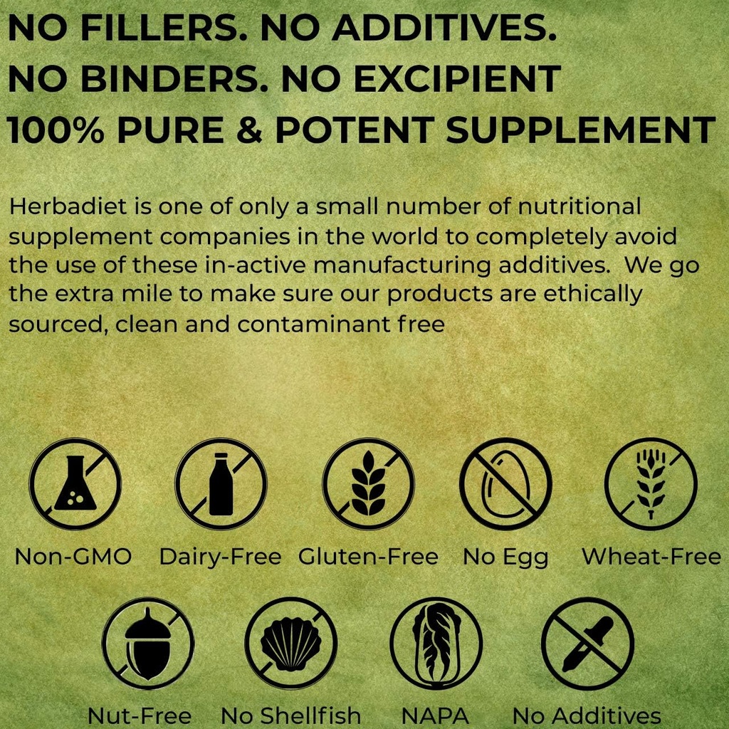 Herbadiet Bamboo Extract Powder | 건강한 피부, 헤어 & 손톱 지원 | 70 % 실리카 (50 그램 / 1.76 온스)와 천연 헤어 보충
