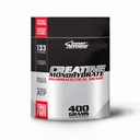 Micronized Creatine Monohydrate 분말 - 증가 근육 힘 & 내구시간 - 빠른 용해, 맛 자유로운, Vegan 적당 보충교재, Keto 친절한 - 400 gr 또는 133 서빙