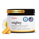 Melina Mighty 자연적인 편두통 기복 보충교재 - 마그네슘, B2 Riboflavin 400mg, Feverfew, CoQ-10의 편두통과 두통 예방을 강화하는 ALCAR - 15의 서빙 (60의 모자)