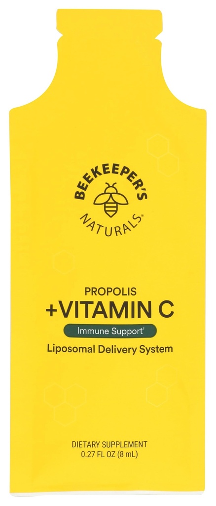 비타민 C 싱글, 0.27 Fz를 가진 Beekeepers Naturals Propolis Liposomal