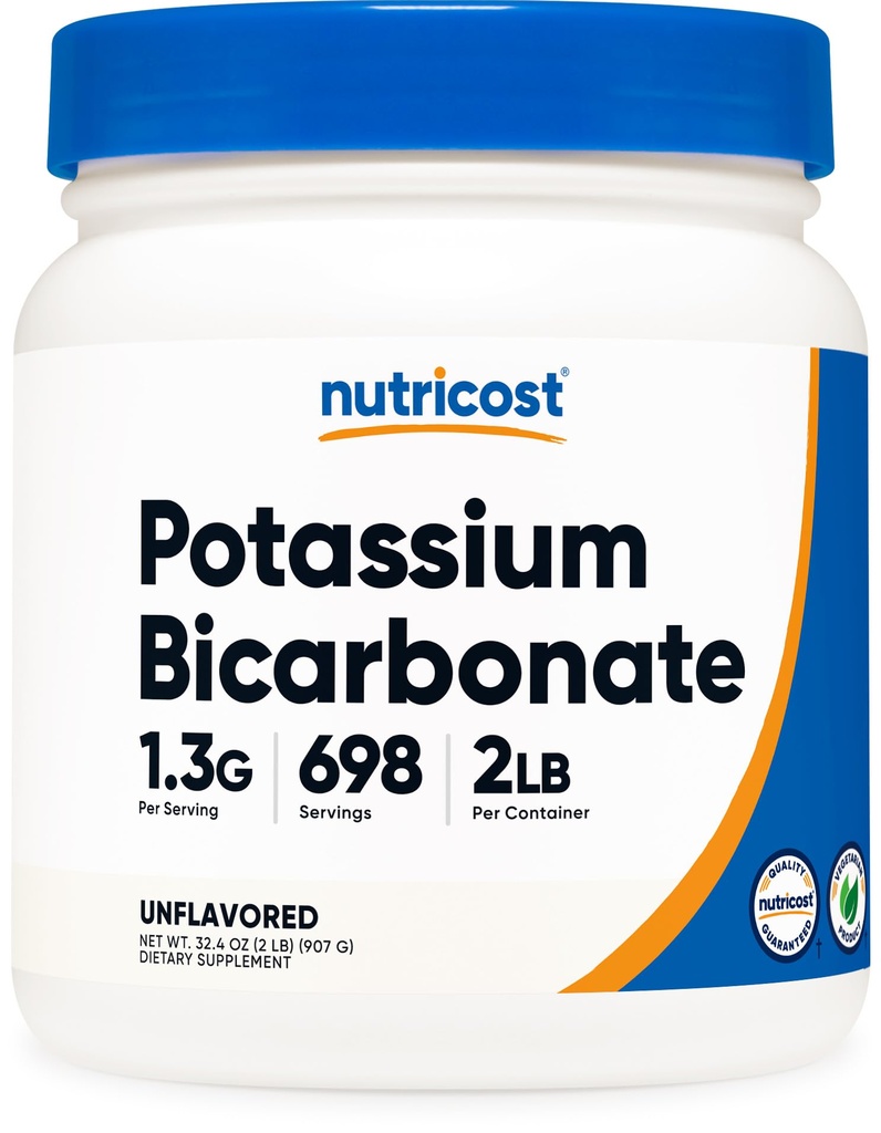 Nutricost 칼륨 탄산염 분말 2 LB - 글루텐은, 비 GMO 해방합니다