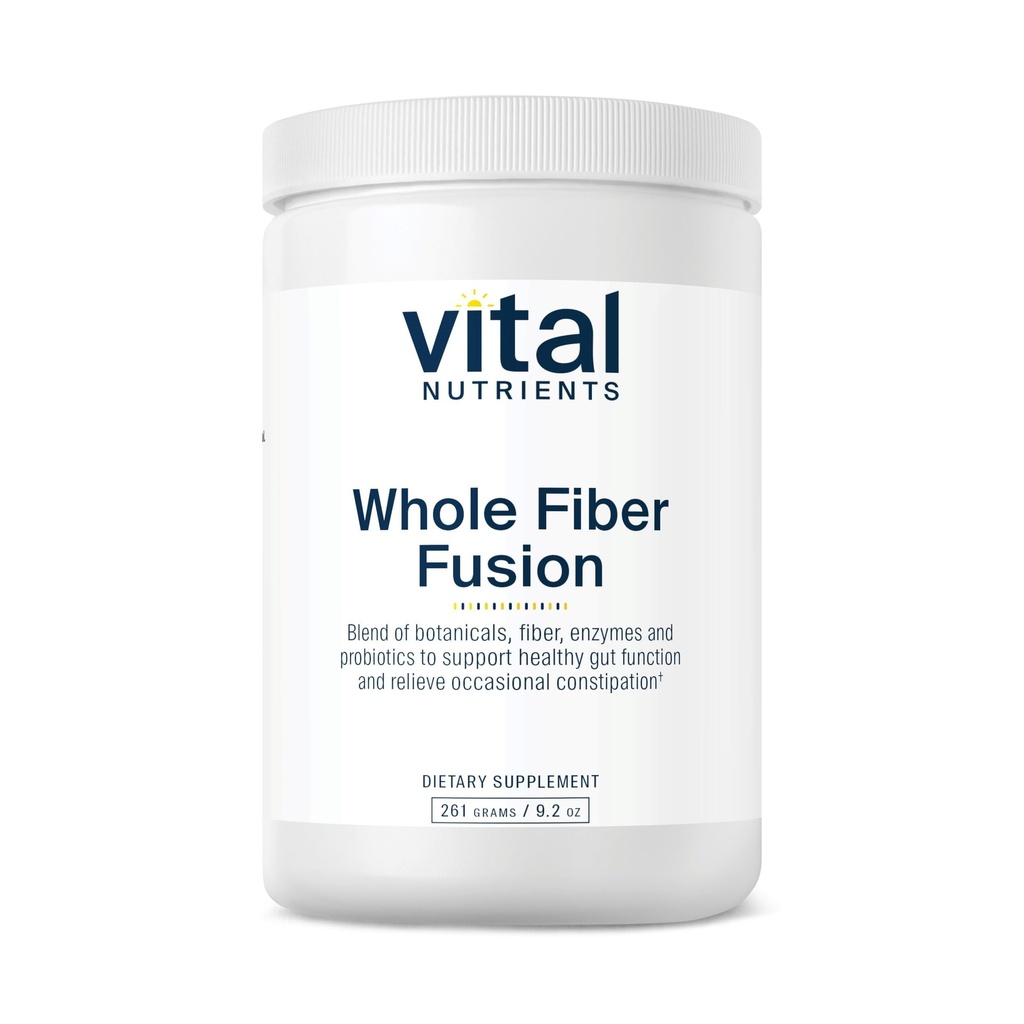 Vital Nutrients - 전체 섬유 융합 분말 - 다이어트 섬유의 천연 소스 - 채식주의 - 261 그램