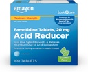 기본적인 배려 Famotidine 20mg 차가운 민트 정제, 100 조사, 백색