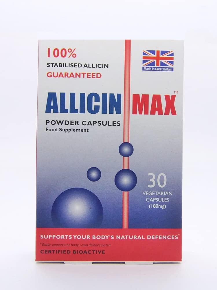 Allicin 최대 30 Veg 모자 (2-60 캡슐의 포장)
