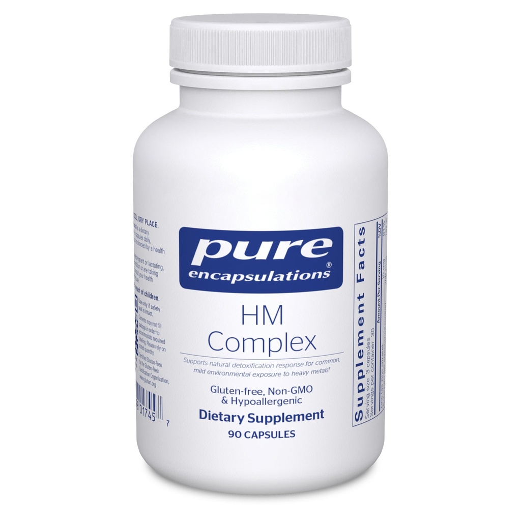Pure Encapsulations HM Complex | 몸의 자연적인 해독 과정 지원* | 90의 캡슐