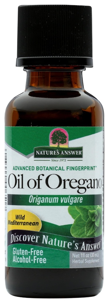Oregano 잎의 자연의 답변 오일 | 건강한 Intestinal & Digestive Function 지원 | 전반적인 건강과 웰빙을 촉진 | 글루텐 무료, 알코올 무료 및 보존 1oz
