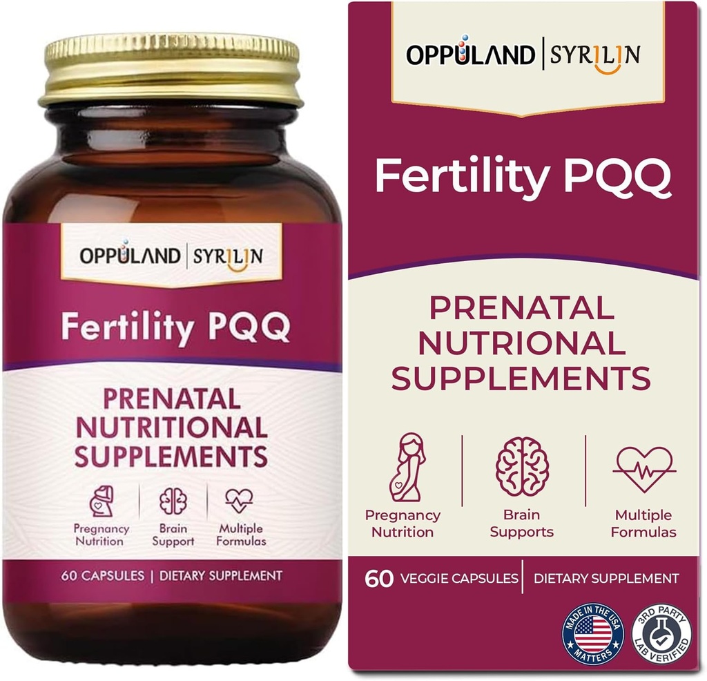 불임성 PQQ-Prenatal 영양 보충교재 지원 Prenatal 건강, 임신 Wellness-60 캡슐