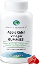 Earth의 Splendor Apple Cider Vinegar Gummies - 30 Count - Vegan, Non-GMO, Gluten-Free - 소화 건강, Detox, 면역 체계 및 자연 에너지 지원 - 맛있는 과일 풍미