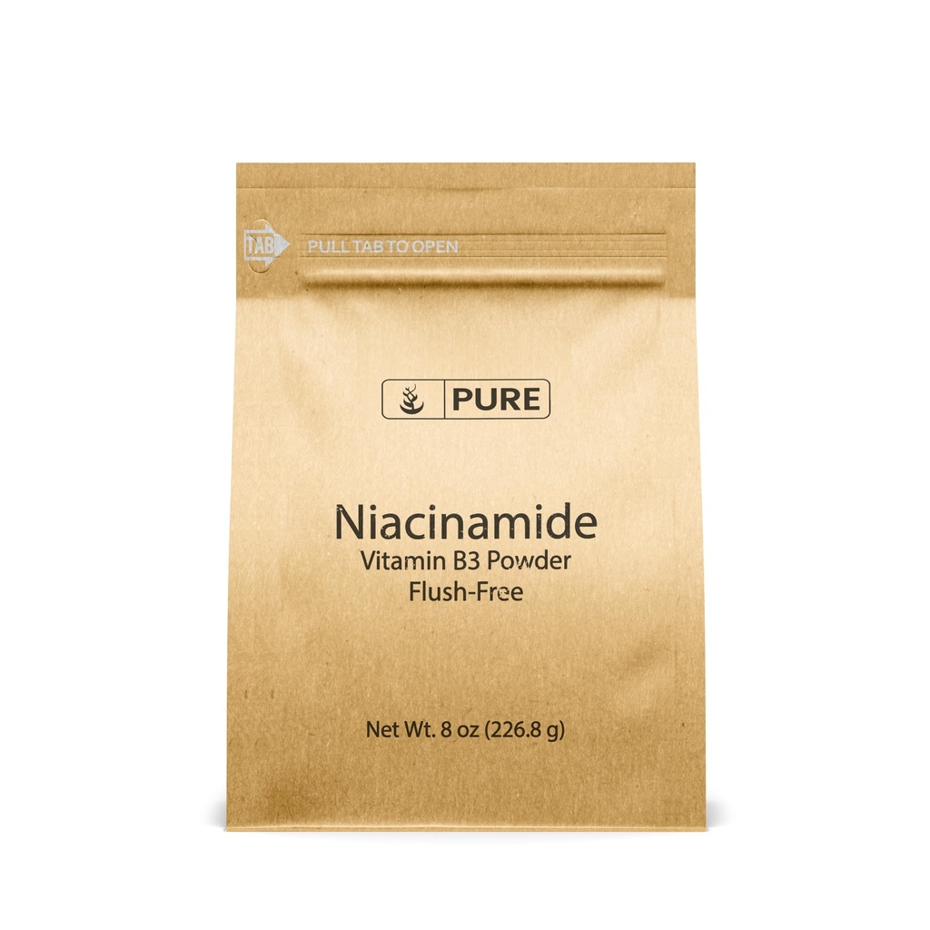PURE ORIGINAL INGREDIENTS Niacinamide (8oz) 홍조 자유로운 비타민 B3 분말, 규정식 보충교재
