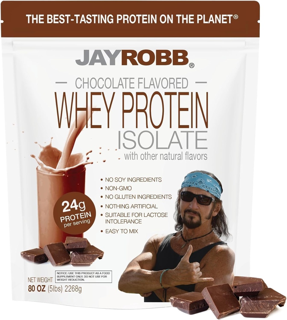 제이 Robb Whey 단백질 초콜릿 단일 패킷, 1.06 OZ