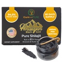Cure wid 순수한 Himalayan Shilajit 남성 & 여성 - 94.5% Fulvic 산 수 지, 500 mg 60 서빙 - 미국 에너지, 활력 및 호르몬 균형을위한 실험실 테스트 유기 Adaptogen