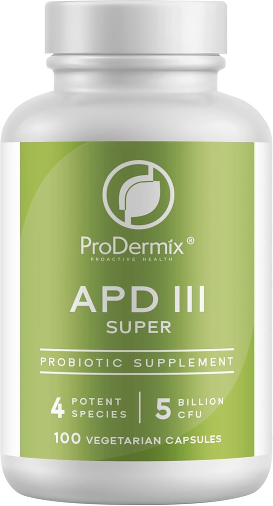Kosher APD III Probiotic 보충교재는, Occasional 변비, Diarrhea, 가스 & Bloating의 5억 CFUs 정비 100 채식 캡슐을 지원합니다